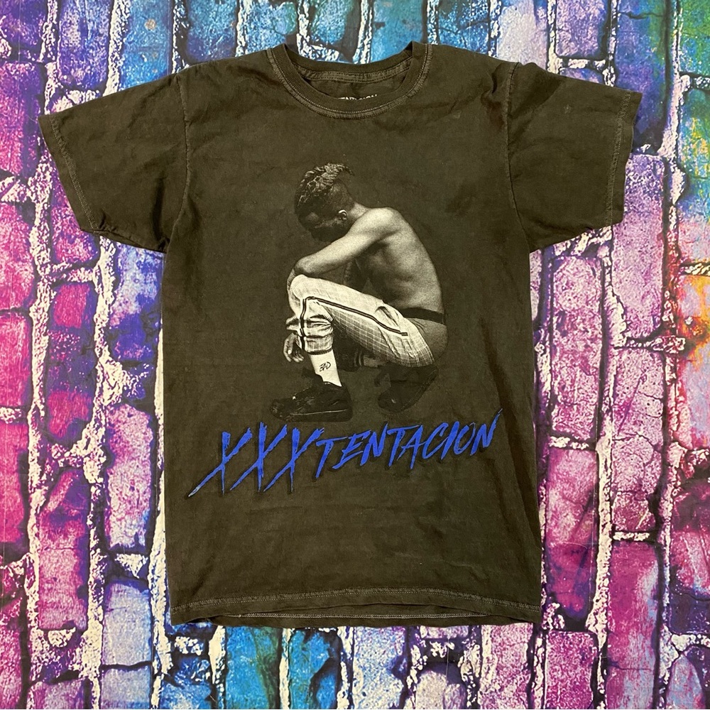 xxxtentacion Graphic Washed Mens Short Sleeve T-Shirt Size Small/Medium